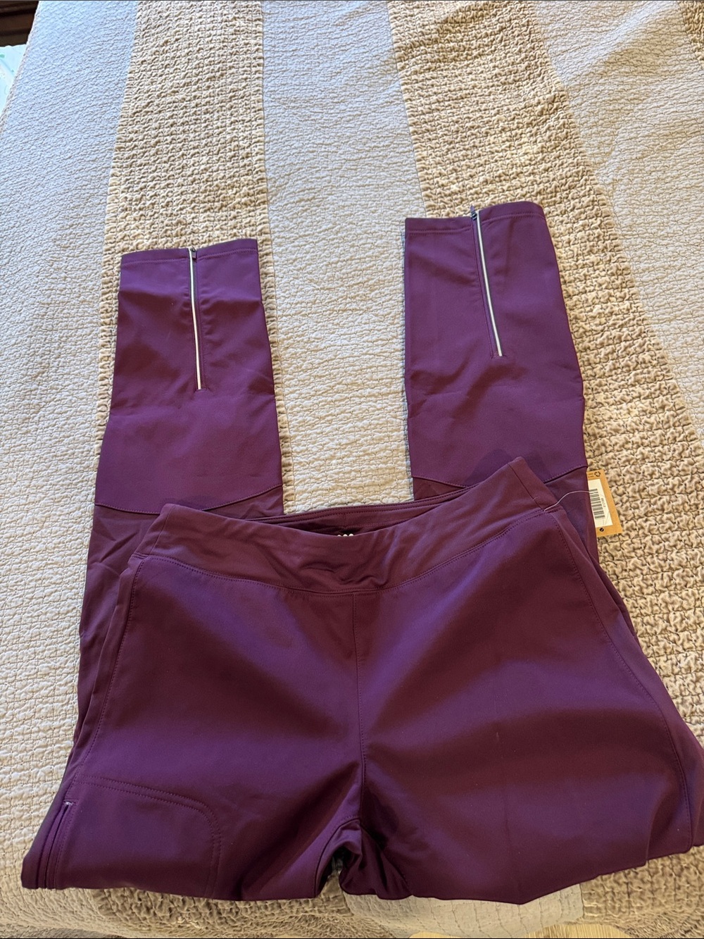Title Nine Purple Cold Killer Pants- Large